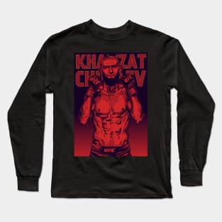 Khamzat Chimaev Pop Art Long Sleeve T-Shirt